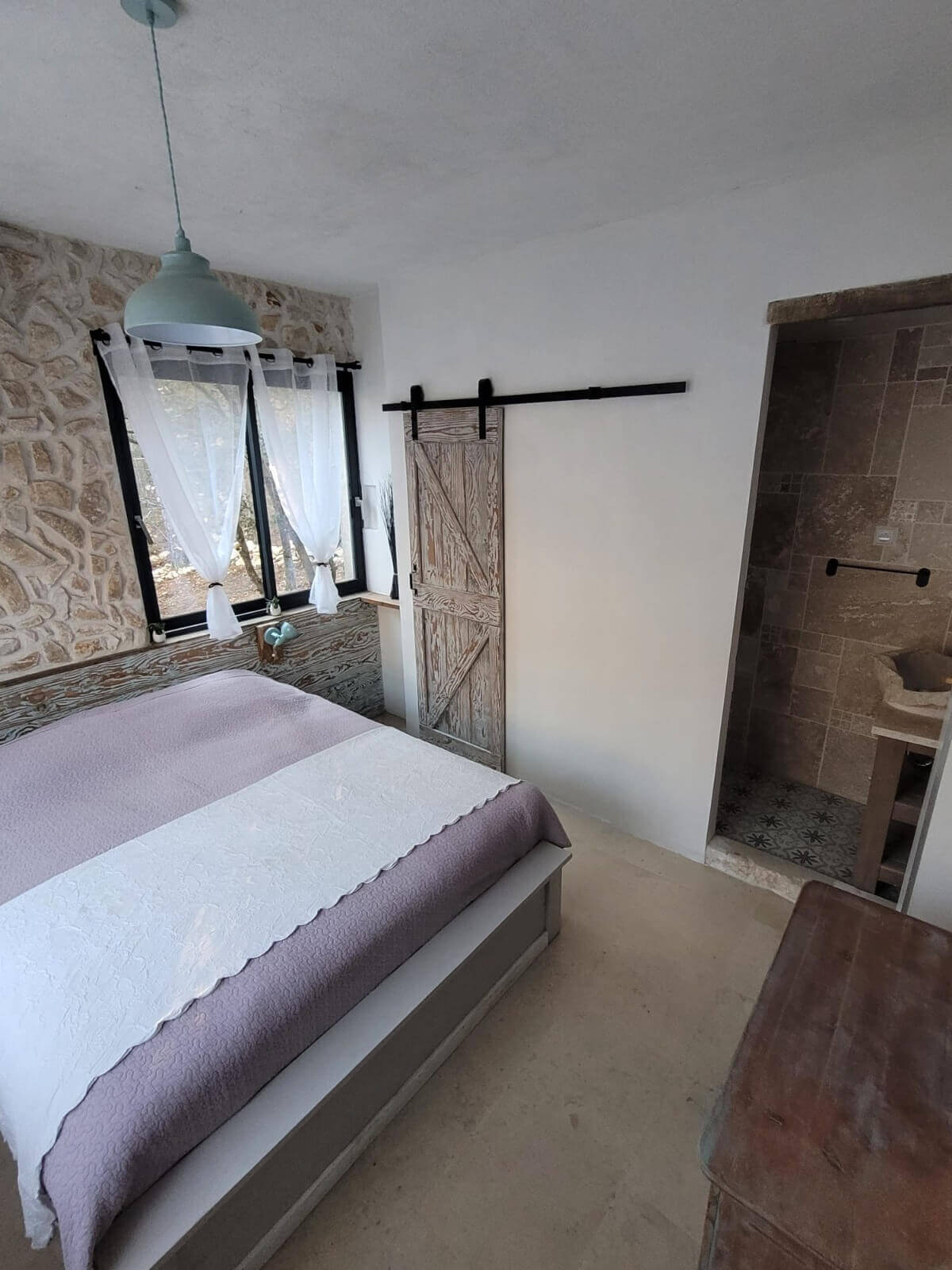 La tour'terelle vue salle de bain